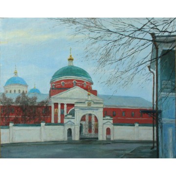 Kazan Bogoroditsky monastery. Series 'Kazan sketches'.