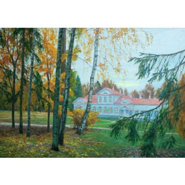 Autumn day in Abramtsevo. Series 'Abratsevo'
